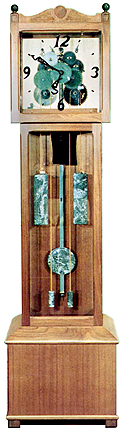 Jade clock